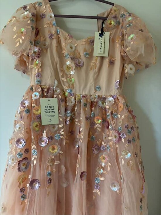 Discontinued Pink Evangeline dress by JessaKae - Picture 2 of 5